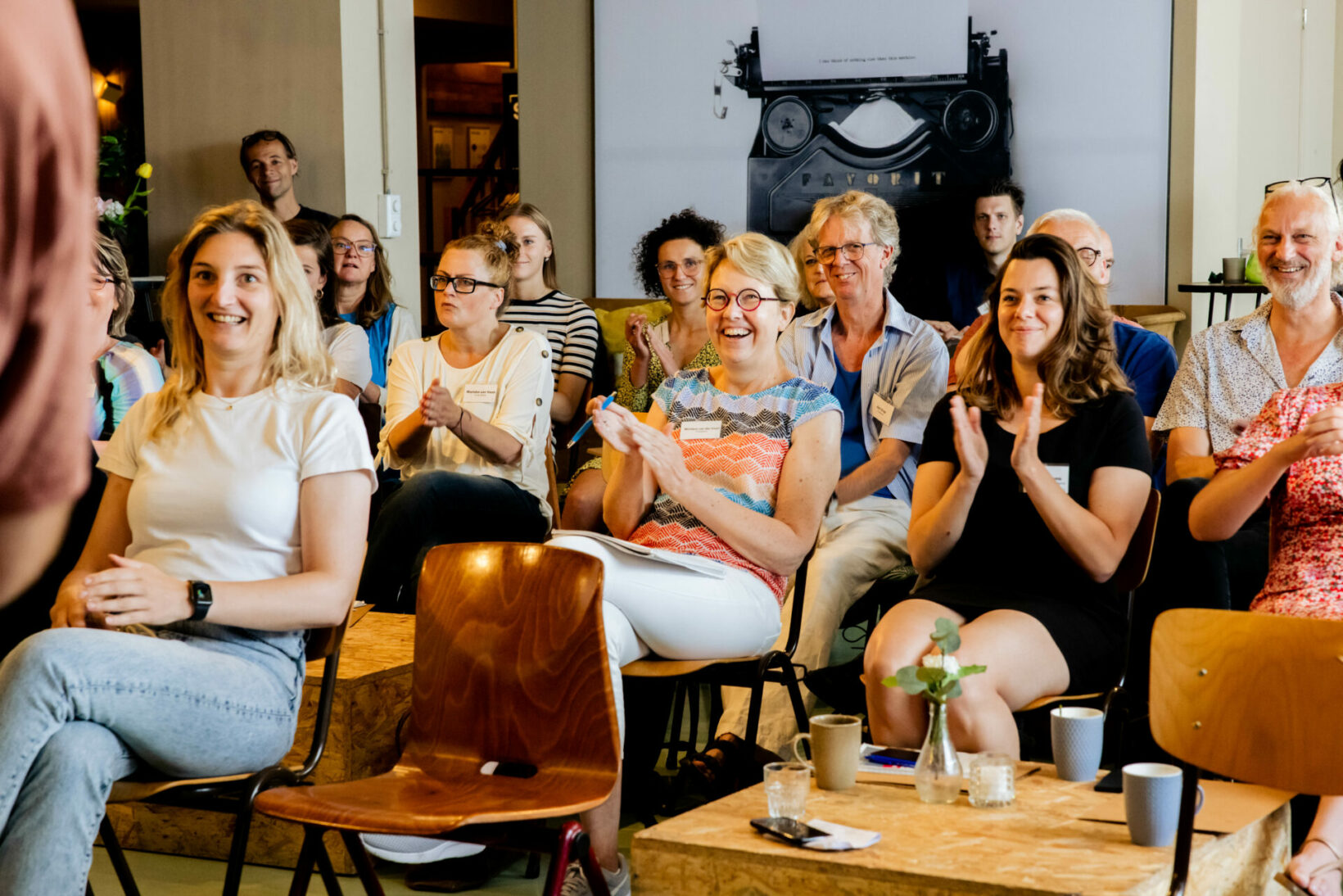 Publiek tijdens een evenement