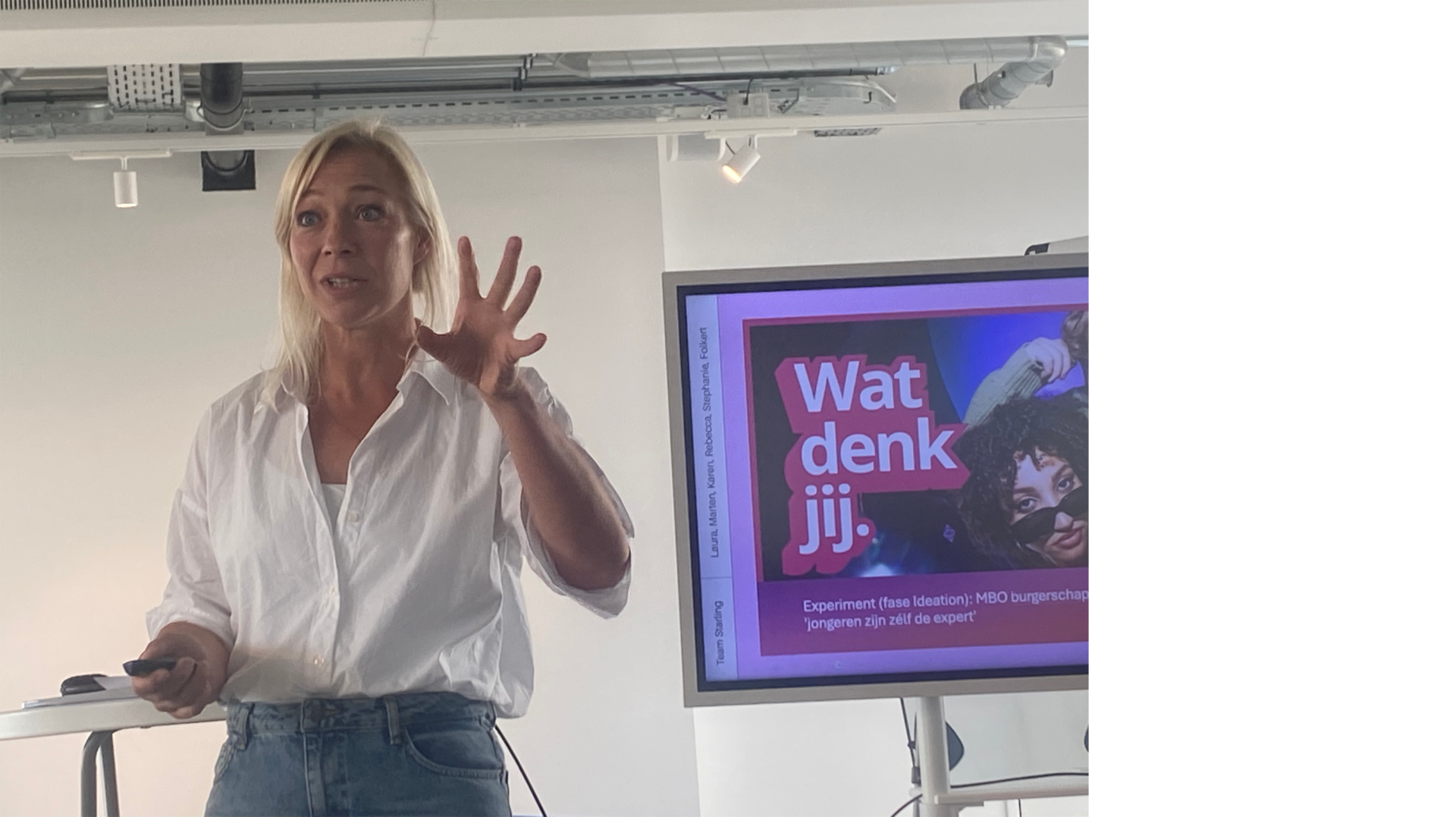 Praktijkfoto Studio MBO voor de klas